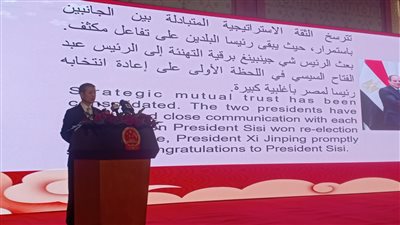 سفير بكين بالقاهرة: العلاقات الصينية المصرية حققت قفزة تنموية شاملة