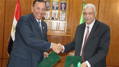 توقيع بروتوكول تعاون بين جامعتي المنصورة الجديدة والمنوفية