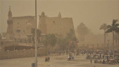 رفع درجة الاستعداد بالأقصر تحسبا لرياح مثيرة للرمال والأتربة