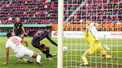 نتيجة وملخص أهداف مباراة بايرن ميونيخ ضد أوجسبورج اليوم 27-1-2024 في الدوري الألماني