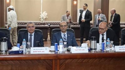 المنشاوى يشارك فى الاجتماع الدوري للمجلس الأعلى للجامعات بأسوان