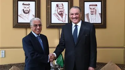 سفير المملكة بالقاهرة يستقبل نظيره المغربي