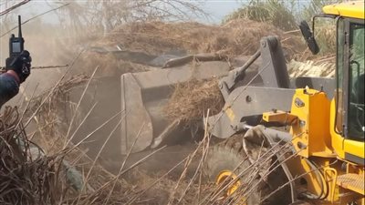 إزالة 23 حالة تعدٍ على أراضي أملاك الدولة في دمياط