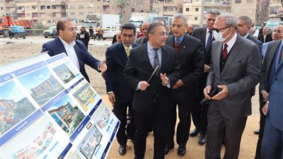 محافظ القليوبية يضع حجر أساس إنشاء فرع لمكتبة مصر العامة بمدينة شبرا الخيمة