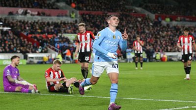 في ليلة تألق فودين.. مانشستر سيتي يدك شباك برينتفورد بثلاثية بالدوري الإنجليزي 