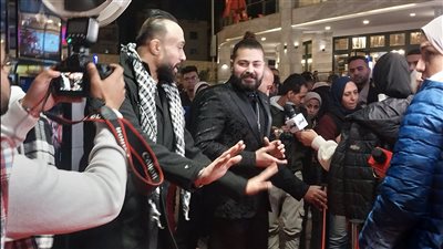 مسلم يحضر العرض الخاص لفيلم 