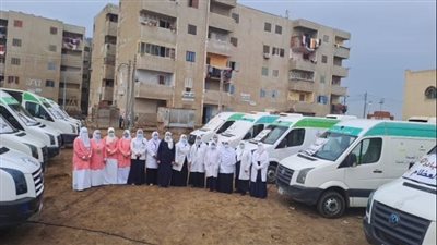 الكشف على 1712 مريضا فى قافلة علاجية بقرية قراش بالدقهلية 