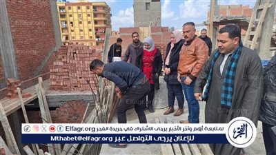 حملة مكبرة بغرب المنصورة لمنع أستغلال أيام العطلات لمخالفة قانون البناء