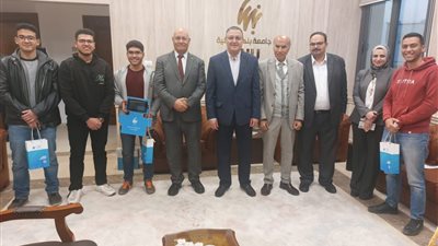 جامعة بنها الأهلية تكرم الفريق الفائز بالمركز الثاني في هاكاثون الحكومة الذكية