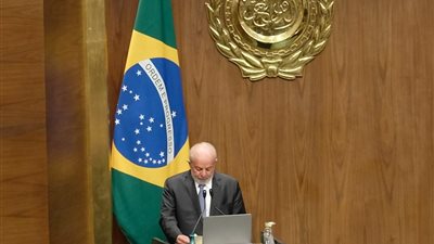 «إقامة دولة فلسطينية».. أبرز تصريحات الرئيس البرازيلي في جامعة الدول العربية