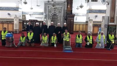 استعدادًا لشهر رمضان المبارك انطلاق حملة النظافة بالمساجد