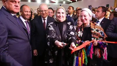وزيرة التضامن تفتتح الدورة الـ66 لمعرض «ديارنا للحرف اليدوية والتراثية» 