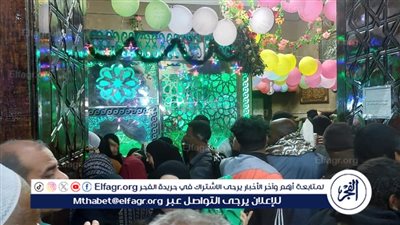  الاحتفال بالليلة الختامية بمولد القطب الصوفي ابوالحجاج الاقصرى