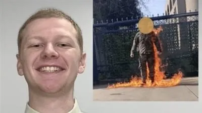 ‏القصة الكاملة لواقعة الطيار الأمريكي الذي حرق نفسه أمام سفارة إسرائيل في واشنطن