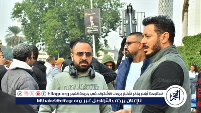 مرقس عادل يروج لبرومو مسلسل المعلم « على الله ان شاء الله» 