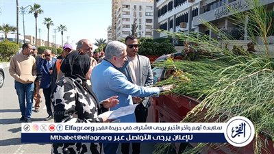 سكرتير الإسماعيلية يشهد استلام 7000 شتلة من المرحلة الثانية من المبادرة الرئاسية