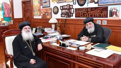 قداسة البابا تواضروس يستقبل عددًا من أساقفة المهجر