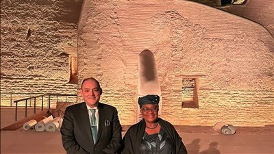  وزير التجارة والصناعة يلتقي مدير عام منظمة التجارة العالمية