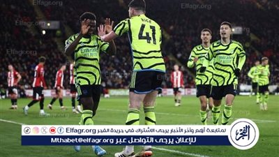 آرسنال يدك شباك شيفيلد يونايتد بسداسية في الدوري الإنجليزي 
