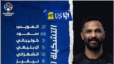 تشكيل مباراة الهلال والاتحاد بدوري أبطال آسيا
