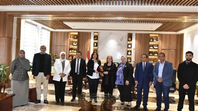 جامعة السادات تستقبل أستاذ الفارماكولوجي ووكيل كلية الصيدلة للدراسات العليا والبحوث بجامعة مونتريال بكندا