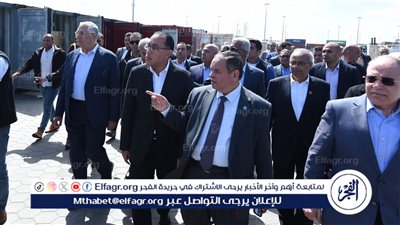 عاجل - رئيس الوزراء يتفقد محطة 