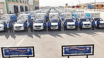 القوات المسلحة توزع كميات كبيرة من الحصص الغذائية بنصف الثمن بالمحافظات 