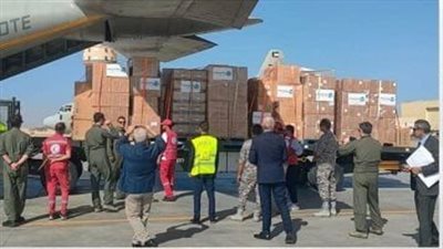 وفد مجلس العموم البريطانى يتفقد مسار نقل المساعدات إلى غزة