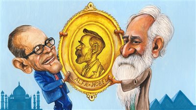 المركز الثقافي الهندي يطلق مسابقة كاريكاتير عن الأديب نجيب محفوظ والشاعر طاغور