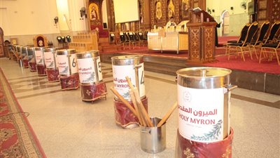 تزامنا مع بداية الصوم الكبير... البابا تواضروس يترأس اعداد وطبخ زيت الميرون بوادى النطرون 