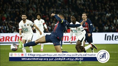 مبابي يسجل ويقود باريس سان جيرمان لنصف نهائي كأس فرنسا على حساب نيس