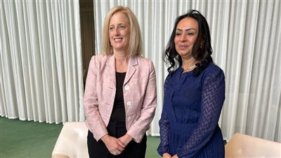 مايا مرسي تستقبل وزيرة المالية والخدمة العامة وشؤون المرأة بأستراليا لبحث سبل التعاون 