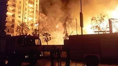 لحصر الخسائر.. تشكيل لجنة هندسية في حريق استوديو الأهرام