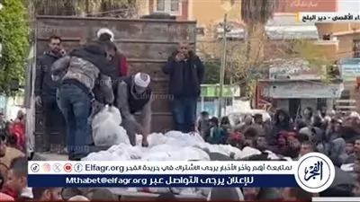 شاهد| تشييع جثامين عدد كبير من النساء والأطفال في باحة مستشفى شهداء الأقصى