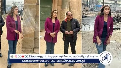 وزيرة الثقافة تكشف تأثير حريق العمرانية على الأستوديوهات والمعدات