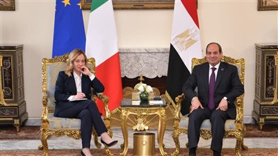 بسلسلة اتفاقيات.. رئيسة الوزراء الإيطالية تختتم زيارتها للقاهرة 