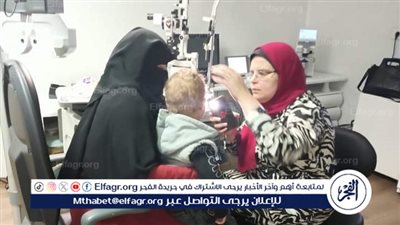 عمليات رمد مجانية لأهالى قرية الحامولى بالفيوم 