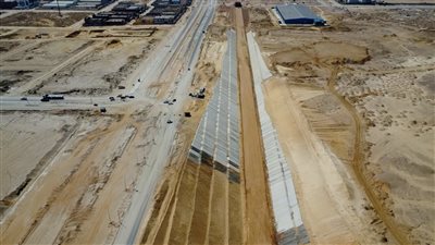 النقل: تقدم أعمال إنشاء خط سكة حديد 