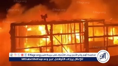 قبل الإفطار.. إنقاذ 7 محتجزين في حريق برج سكني ببورسعيد