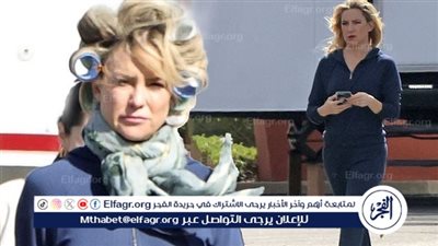 كيت هدسون تظهر في لقطات من تصوير مشاهد فيلمها الجديد