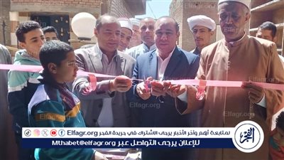 محافظ بني سويف ينيب رئيس مركز الواسطى لافتتاح مسجد الرحمن بمناشي أبو صير