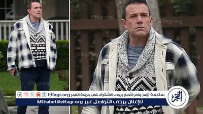 بن أفليك يظهر بإطلالة جديدة في موقع تصوير مشاهد أحدث أفلامه