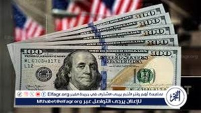 أسعار صرف الدولار مقابل الجنيه في البنوك خلال التعاملات الصباحية اليوم