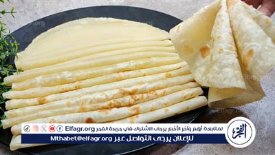 سهل وسريع بمكونات بسيطة.. طريقة عمل الرقاق الطري بالماء المغلي 