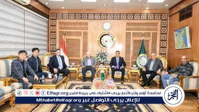 محافظ الدقهلية يناقش مشروع استخلاص غاز الميثان من المخلفات الصلبة ومخلفات القمامة باستثمارات كورية 