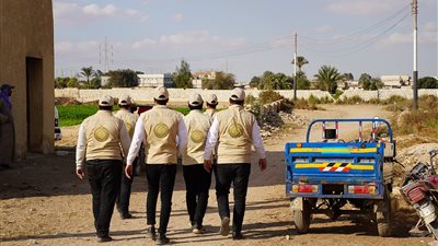 بيت الزكاة والصدقات ينتهي من المسح الشامل لقريتي «حسن ندا» و«بحر البقر3» بالشرقية