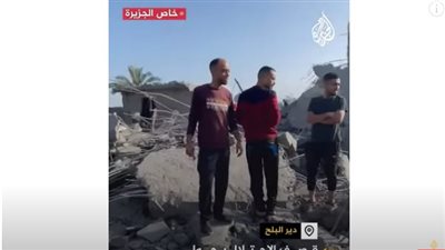 شاهد|قصف الاحتلال يحول مسجد البشير إلى أنقاض في دير البلح 