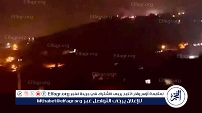 مشاهد توثق إطلاق عشرات الصواريخ من لبنان باتجاه شمال إسرائيل (فيديو)