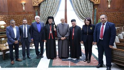 شيخ الأزهر يستقبل أسقف الإسكندرية للأرمن الكاثوليك ورئيس أساقفة الطائفة المارونية 