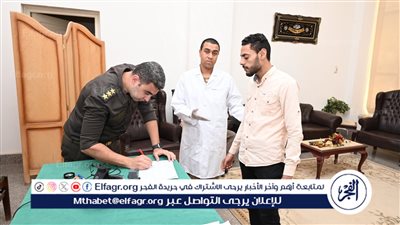 فريق طبي من منطقة تجنيد الجيزة لإنهاء إجراءات الإعفاء للطلاب ذوي الهمم بجامعة الفيوم